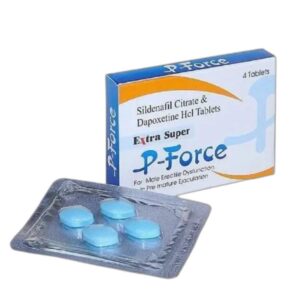 Extra Super P-Force mit Sildenafil 100 mg + Dapoxetin 100 mg - Kombipackung gegen Erektionsstörungen und vorzeitigen Samenerguss. Rezeptfrei in  Online-Apotheken erhältlich